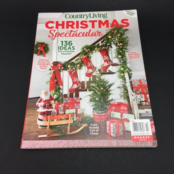 3 Country Christmas 2023 Magazines Home Farmhouse Special Editions Cottagecore - Picture 2 of 16